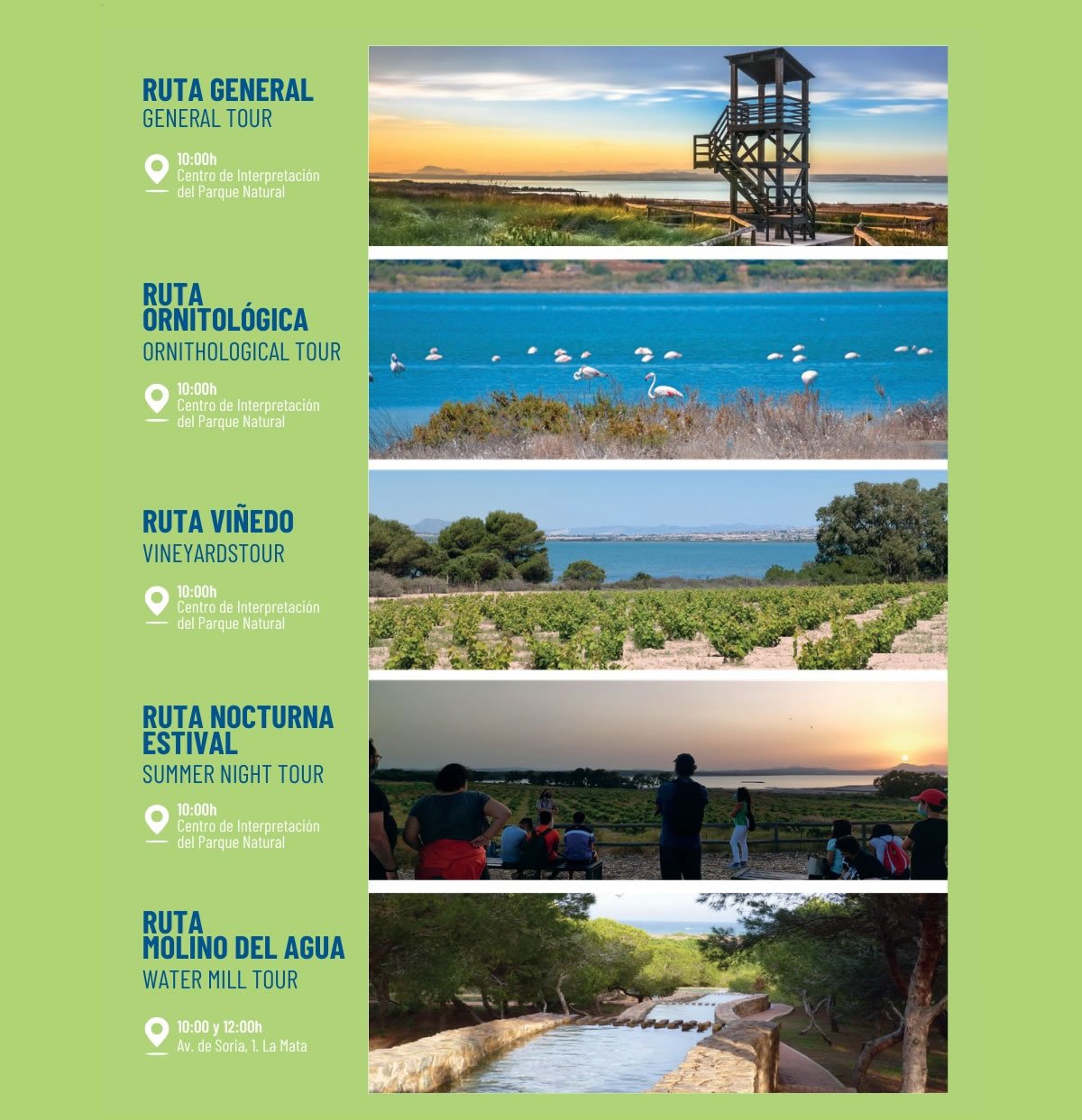 Eco Rutas gratuitas Torrevieja