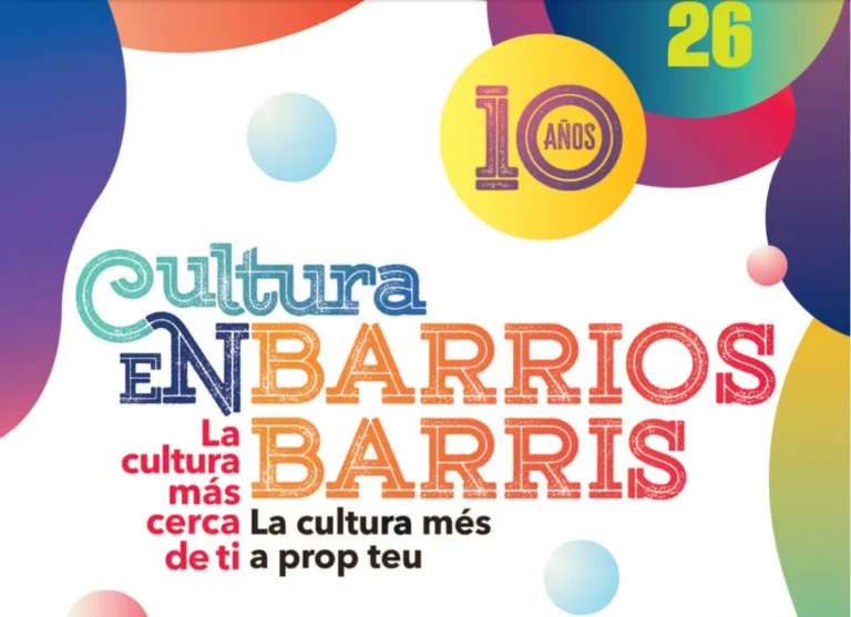Cultura en Barrios octubre-diciembre 2026