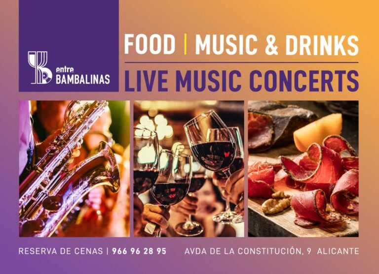 Entre Bambalinas, jazz y swing en directo en Alicante