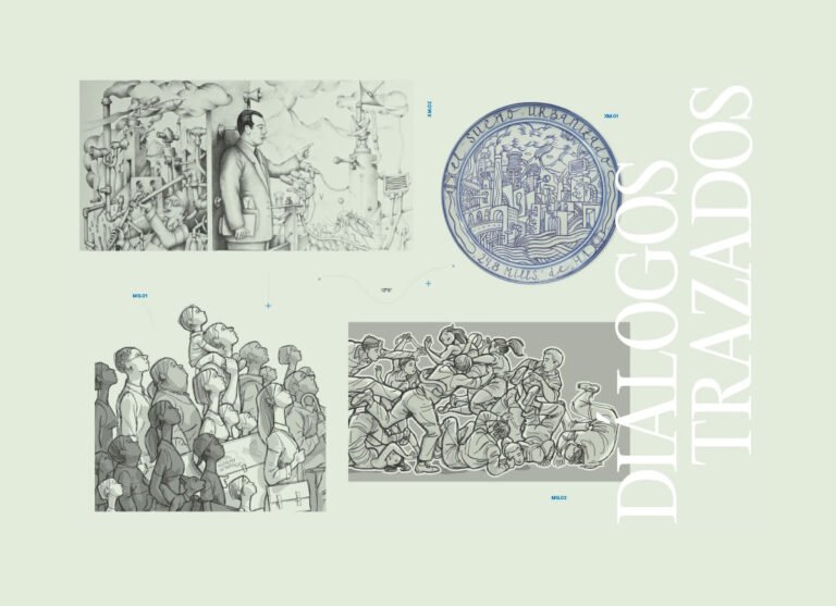 Exposición diálogos trazados lonja del pescado alicante