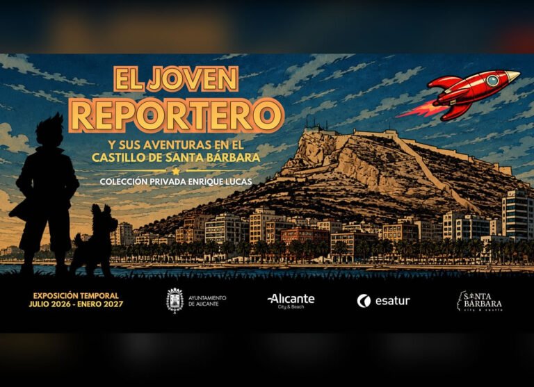 Exposición Tintín Castillo Santa Bárbara Alicante