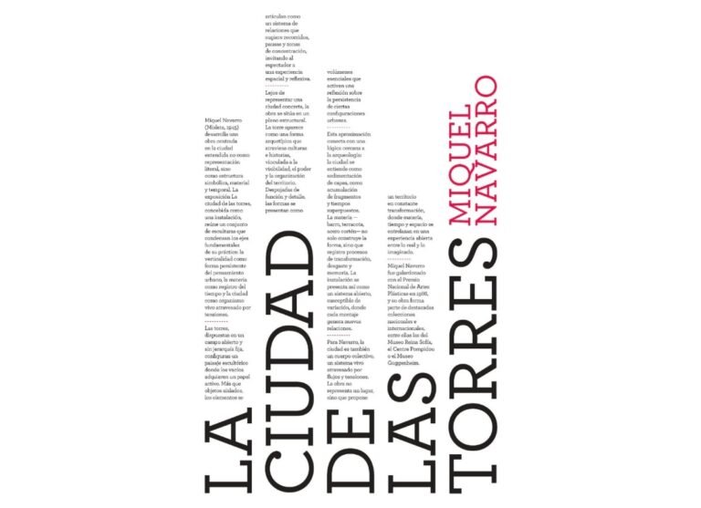 Exposición ‘La ciudad de las torres’ en la Lonja del Pescado La ciudad de las torres lonja del pescado Alicante