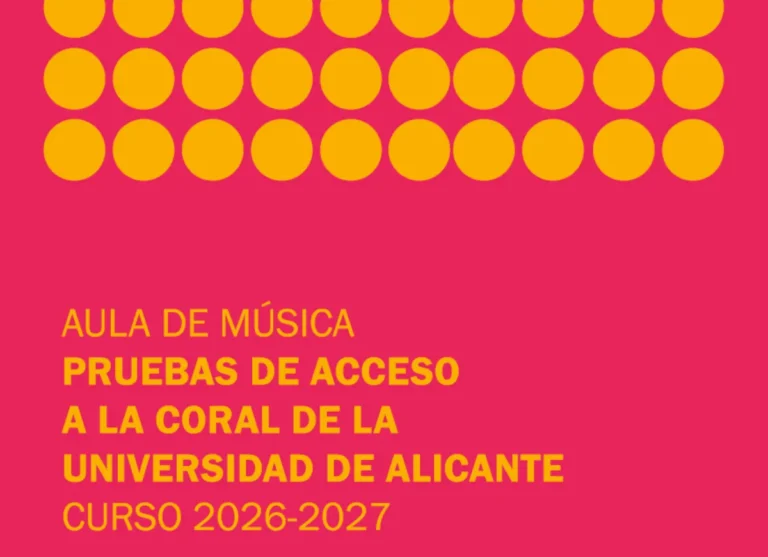 Pruebas de acceso a la Coral UA y a la OFUA para el curso 2026/27 Pruebas acceso coral UA y OFUA 2026-2027