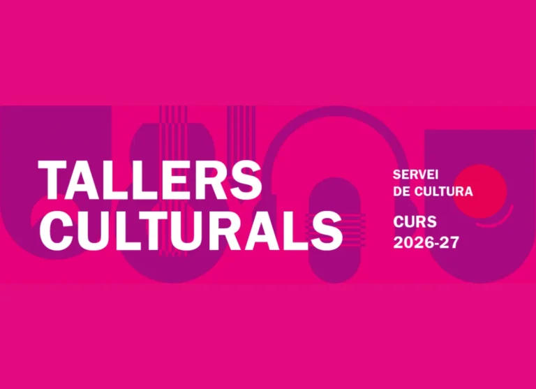 Talleres culturales UA primer cuatrimestre curso 2026-2027